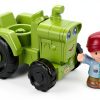 Fisher-Price Push Tractor Toy with Spin Engine-3