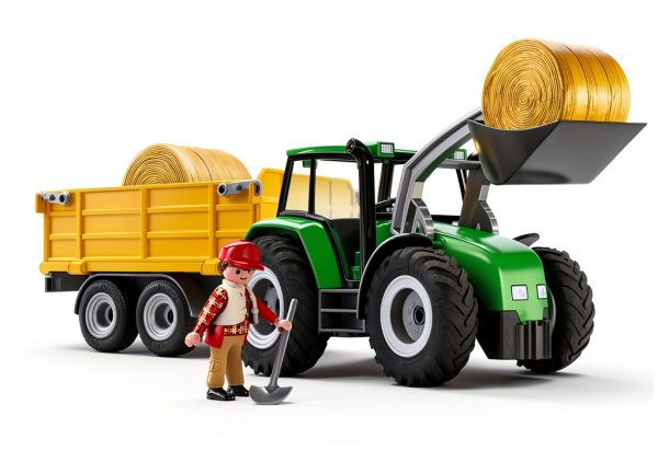 Playmobil Tractor Toy Figure for Kids 4-10 Years-1