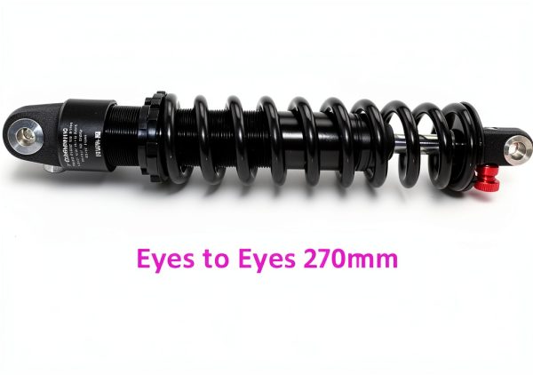 DJ-Motor Rear Shock Stainless Steel 270mm 250LBS-1