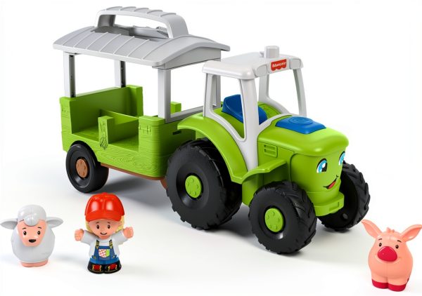 Fisher-Price Toy Tractor for Toddlers and Preschool Kids-0