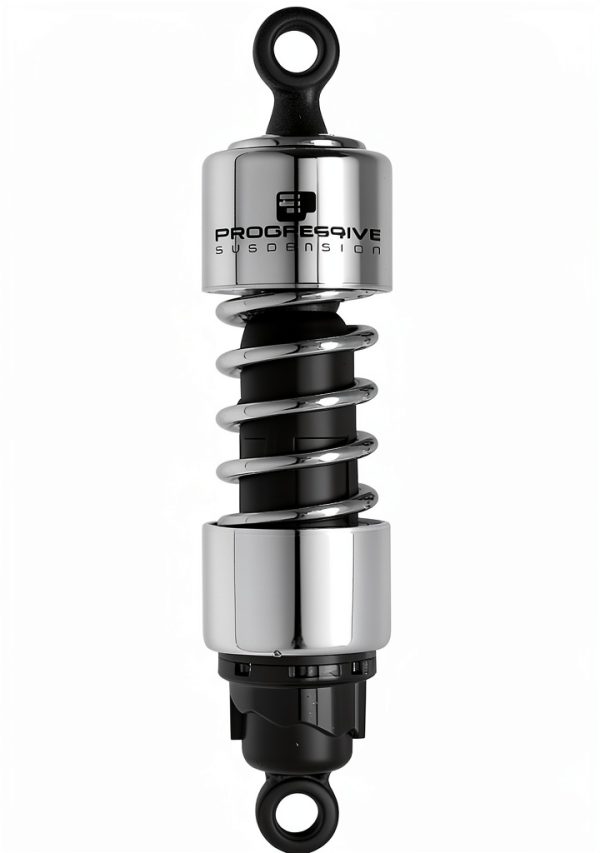 Progressive Suspension Rear Shock Chrome Steel-1