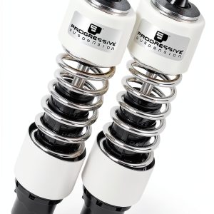 Progressive Suspension Rear Shock Chrome Steel-0