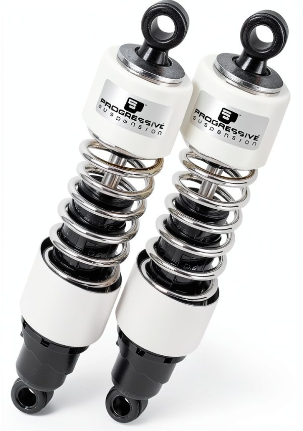 Progressive Suspension Rear Shock Chrome Steel-0