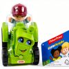 Fisher-Price Push Tractor Toy with Spin Engine-5