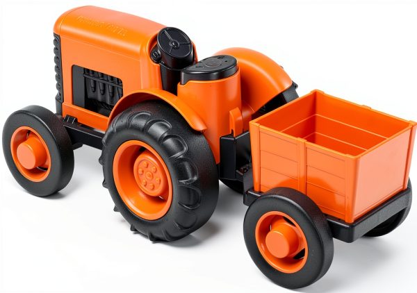 Green Toys 12‑inch Tractor Toy Plastic for Kids-1