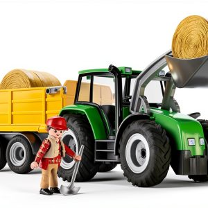Playmobil Tractor Toy Figure for Kids 4-10 Years-0