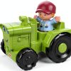 Fisher-Price Push Tractor Toy with Spin Engine-0