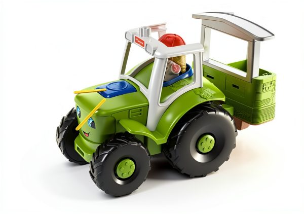Fisher-Price Toy Tractor for Toddlers and Preschool Kids-3